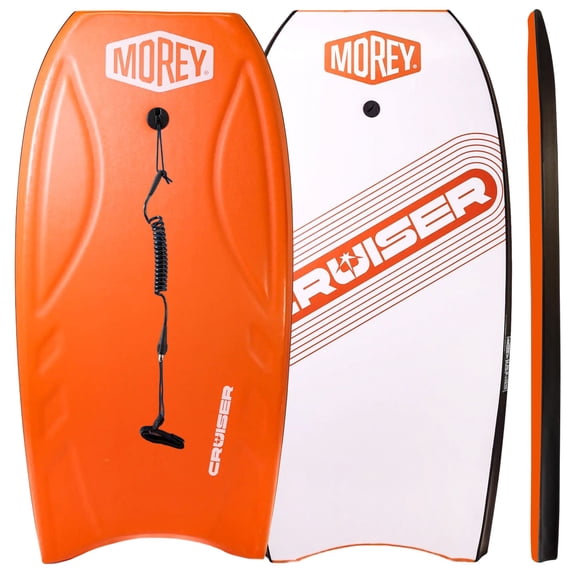 Morey Beach Body Board, for All Skill Levels, Engineered with Hdpe Slick Bottom for Speed