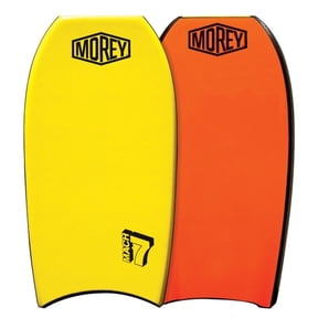Morey Bodyboards =A31 Mach 7 Bodyboard with Crescent Tail, Yellow