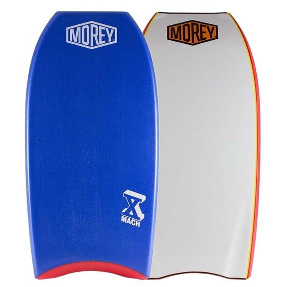 Morey Pro Series Mach 10 | 40 Inch Bodyboard | X-Flex Polypro Core & Mesh | Single Power Rod Stringer | Slick Bulbs & Crescent Tail | Surfboard for Ocean, Sea, River, Pool