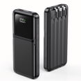 thumbnail image 1 of Morfec 20000mAh Power Bank Portable Charger with Built-in Cables – 22.5W PD Fast Charging, 5 Outputs & 3 Inputs, Travel Charger for iPhone Samsung, 1 of 9