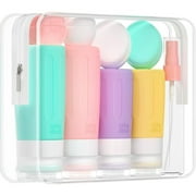 Morfone 16 Pack Travel Bottles for Toiletries, Tsa Approved Leak Proof Travel Size Containers, BPA Free Refillable Travel Accessories for Shampoo Conditioner Lotion