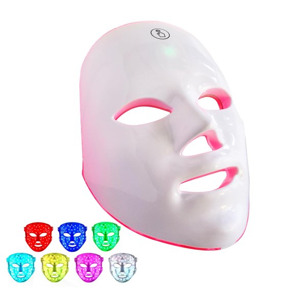 Morfone Red Light Mask for Face,7 Modes LED Face Mask, 3D Facial Mask Skin Care At Home