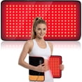 thumbnail image 1 of Morfone Red Light Pad for Body, 242 LEDs 24"x12" Large Red Light NIR Light Mat with 33W High Power, 660nm and 850nm Dual Wavelength, 4 Modes for Back, 1 of 6