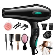 Morfone Hair Dryer, High-Speed Professional Ionic Blow Dryer with Hair Diffuser & Nozzle for Women & Men
