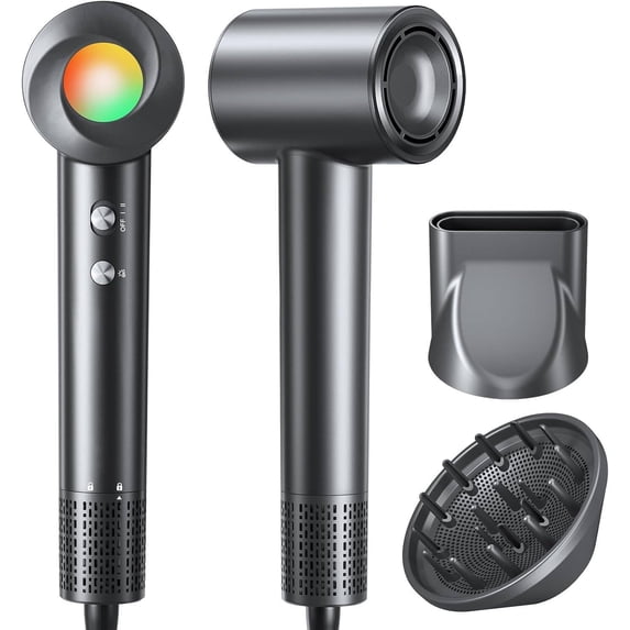 Morfone Hair Straightener Brush, Hair Straightening Iron with Built-in Comb, 10s Fast Heating & Multi Temp Settings & Anti-Scald, Perfect for Professional Salon at Home