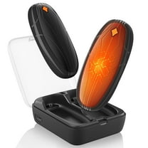 Morfone Magnetic Hand Warmers Rechargeable with 10000mAh Charging Case, 2 Pack Portable Electric Pocket Heater 3 Heat Settings Up to 50 Hrs, Gifts for Christmas, Hunting, Camping Gear, Golf, Outdoors