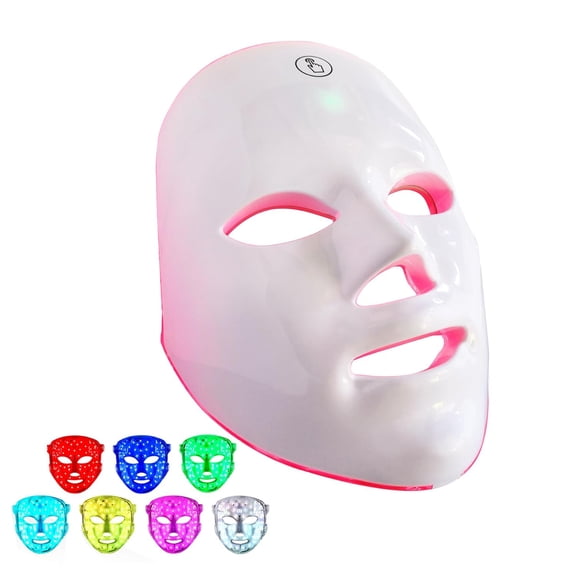 Morfone Red Light Mask for Face,7 Modes LED Face Mask, 3D Facial Mask Skin Care At Home