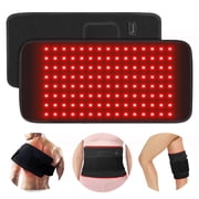 Morfone Red Light Pad for Body, 660nm 850nm Infrared Light Mat, Wearable Red Light Belt Wrap with Timer for Back Shoulder Waist Knee, Gift for Women Men Fathers Day