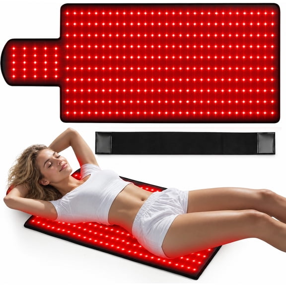 Morfone Red Light Mat for Body, 35" x 15" Red Light Pad, 325LEDs, 660nm & 850nm