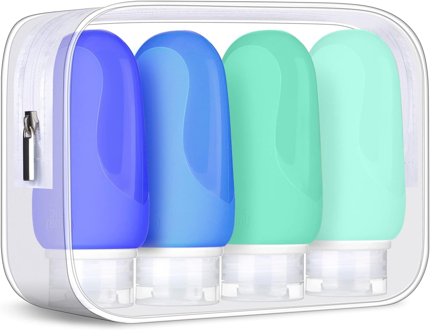 Morfone Travel Bottles Set for Toiletries, Tsa Approved Travel Size