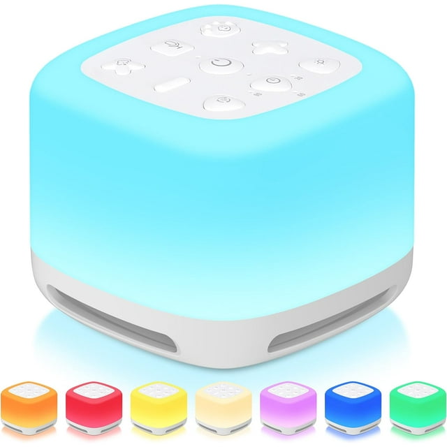 Morfone White Noise Machine Baby with Voice Recording 30 Soothing