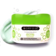 Morfose Professional Biotin Hair Mask for Dry, Damaged, or Brittle Strands, Repairs and Protects, Soft, Smooth and Healthy Hair, reduces Brakage and Split-Ends, large, 16.9 Fl Oz