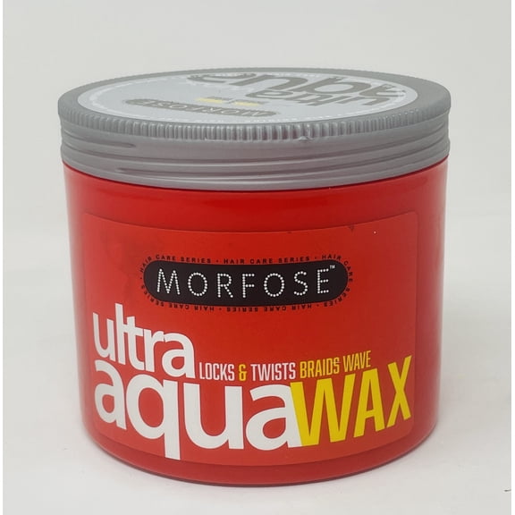 Morfose Ultra Aqua Hair Wax Locks & Twists Braids Wave 16,9 Oz (Red)