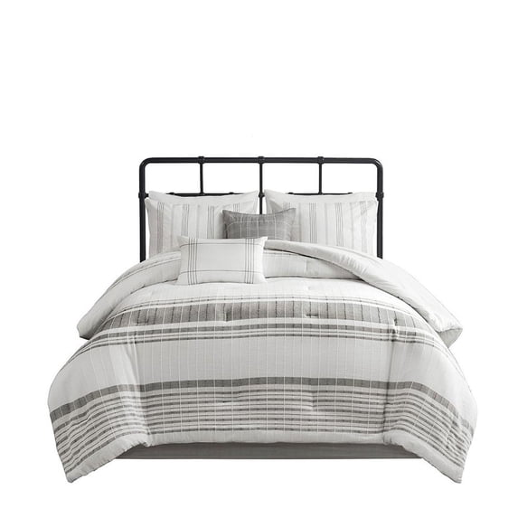 Morgan 6 Piece Cotton Jacquard Oversized Comforter Set