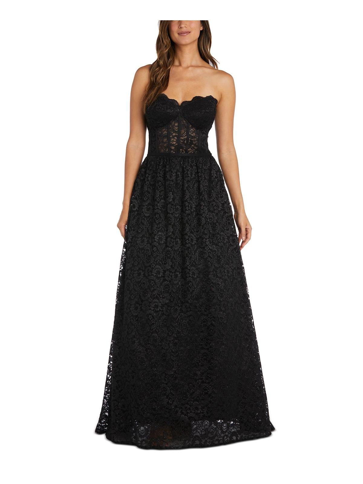 organza lace dress Metallic Nailhead Lace and Organza Dress With Bow