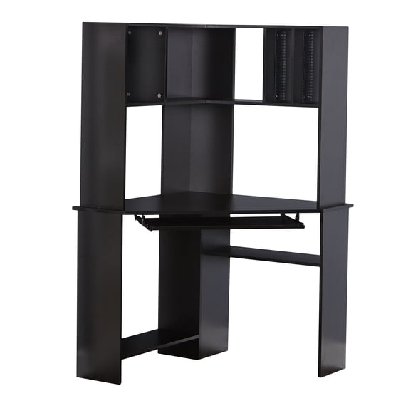 Morgan Computer Desk with Hutch, Multiple Colors