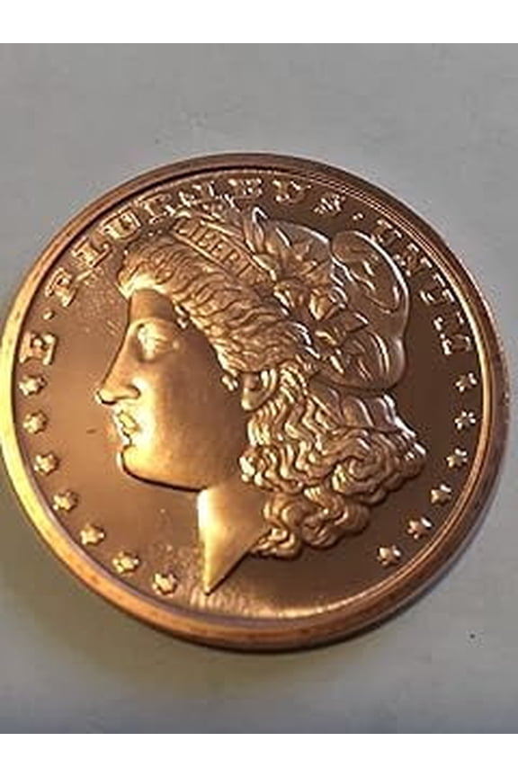 Morgan Copper Rounds One Ounce Each Five Pack