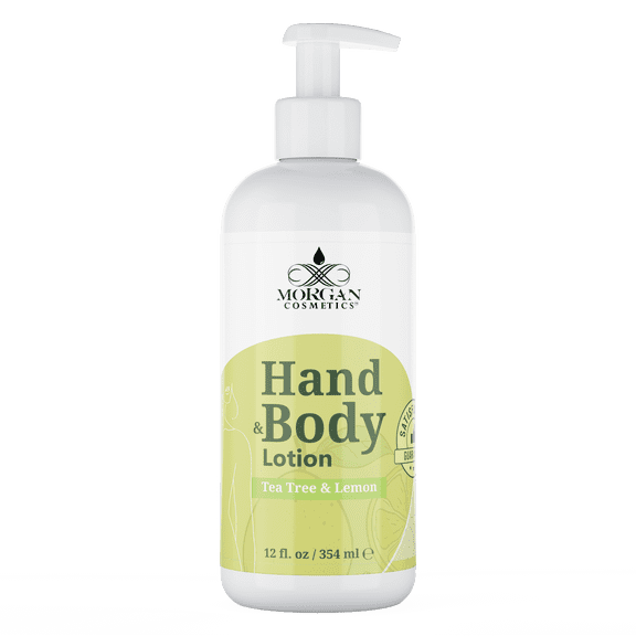 Morgan Cosmetics Hand & Body Lotion Tea Tree & Lemon 12 oz