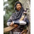 thumbnail image 1 of Morgan Freeman as Azeem holding machete Robin Hood Prince of Thieves 8x10 photo, 1 of 1