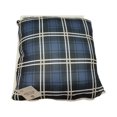 thumbnail image 1 of Morgan Home 24 x 24 Oversized Reversible Blue Plaid Decorative Pillow New with box/tags, 1 of 3