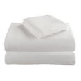 thumbnail image 1 of Morgan Home White 4-Piece Turkish Flannel Sheet Set Full, 1 of 7