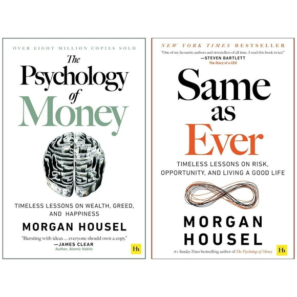 Morgan Housels Same As Ever & The Psychology of Money 2-Book Paperback Set