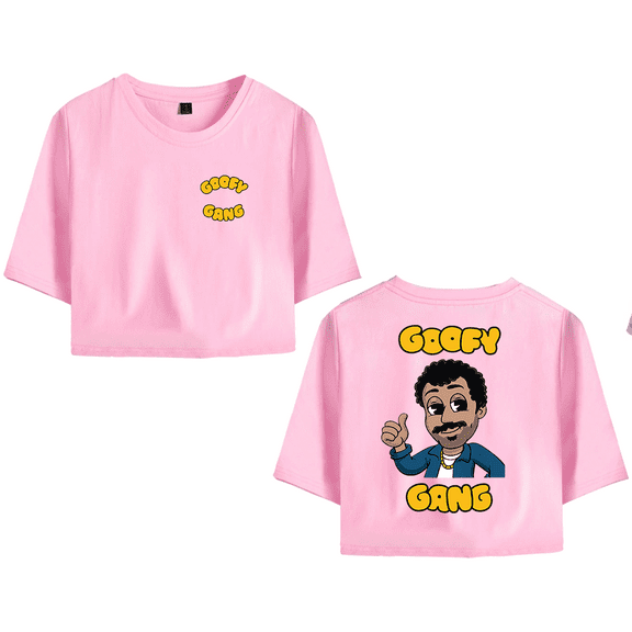 Morgan Jay Merch Goofy Gang Crop Top T-shirt Suits Fashion Women Girls Short Sleeve Tees