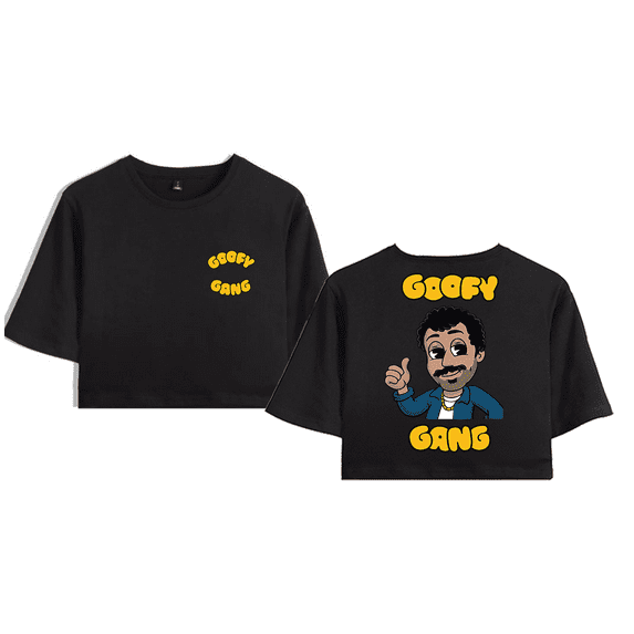 Morgan Jay Merch Goofy Gang Crop Top T-shirt Suits Fashion Women Girls Short Sleeve Tees