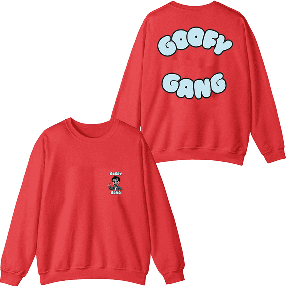 Morgan Jay Merch Goofy Gang Logo Crewneck Sweatshirt Men Women Unisex Long Sleeve Pullover Tops