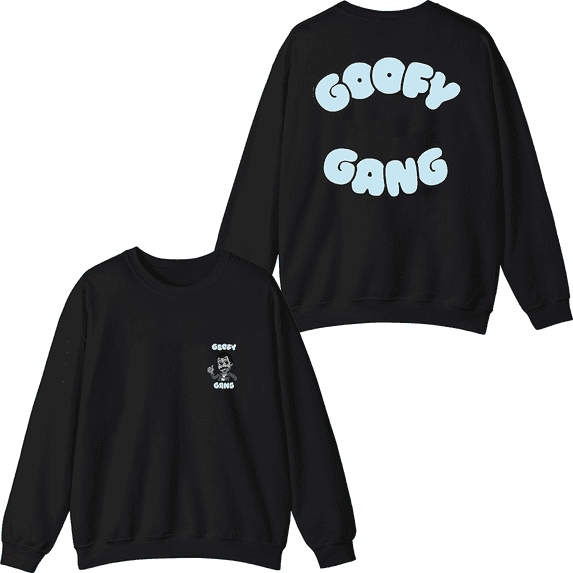 Morgan Jay Merch Goofy Gang Logo Crewneck Sweatshirt Men Women Unisex Long Sleeve Pullover Tops