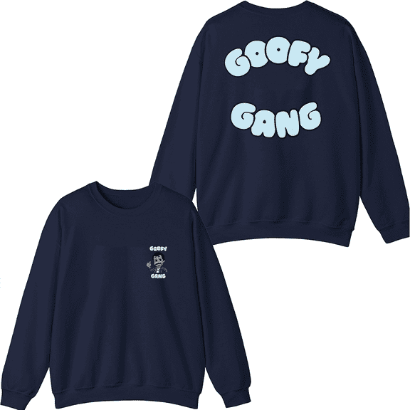 Morgan Jay Merch Goofy Gang Logo Crewneck Sweatshirt Men Women Unisex Long Sleeve Pullover Tops
