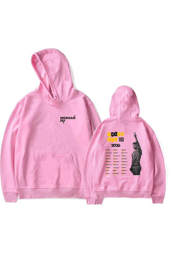Morgan Jay Merch Goofy Guy Tour 2026 Hoodie Long Sleeve Pullovers Tour Comedy Funny Casual Outfits Unisex
