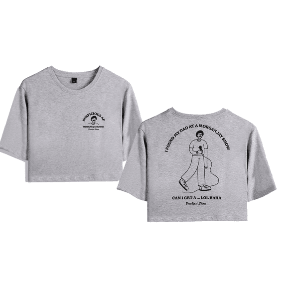 Morgan Jay Merch MJ Greatest Hits Crop Top T-shirt Suits Fashion Women Girls Short Sleeve Tees