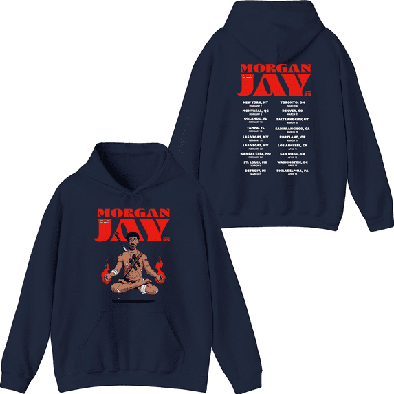 Morgan Jay Merch Tour 2025 Hoodie Hoodies Men Women Long Sleeve Pullover Streetwear Tops