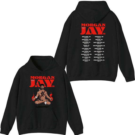 Morgan Jay Merch Tour 2025 Hoodie Hoodies Men Women Long Sleeve Pullover Streetwear Tops