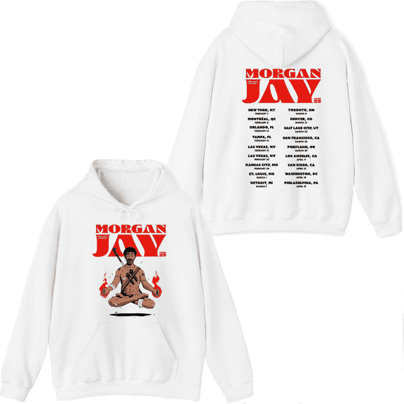 Morgan Jay Merch Tour 2025 Hoodie Hoodies Men Women Long Sleeve Pullover Streetwear Tops