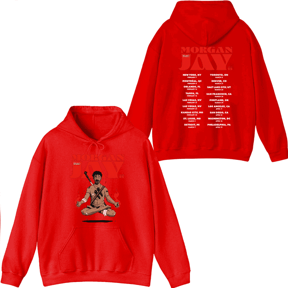 Morgan Jay Merch Tour 2025 Hoodie Hoodies Men Women Long Sleeve Pullover Streetwear Tops