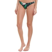 Morgan Lane womens Demi Bikini Bottom, L, Black