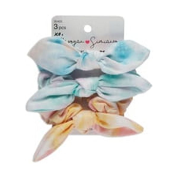 Morgan Simianer Xo Scunci Printed Bow Scrunchies, 3 ;