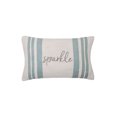 thumbnail image 1 of Morgan Sparkle Woven Christmas Throw Pillow, 14" x 22", 1 of 8