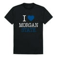 thumbnail image 1 of Morgan State University I Love T-Shirt, Black - Small, 1 of 1