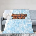 thumbnail image 1 of Morgan State University Logo Fleece Blanket, Very Soft Microfiber Flannel Blanket for Couch Warm and Cozy for All Seasons, 1 of 6