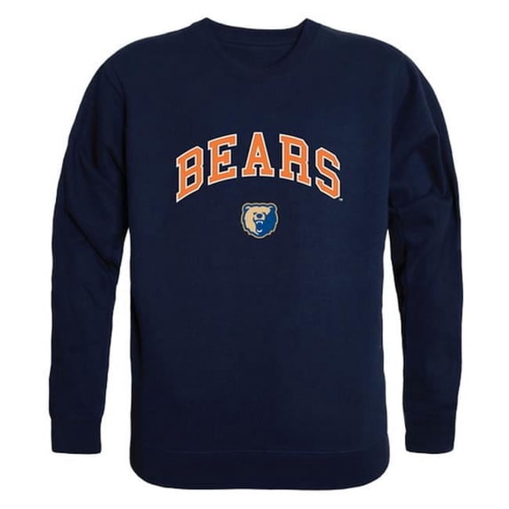Morgan State University Men Campus Crewneck Sweatshirt, Navy - Medium
