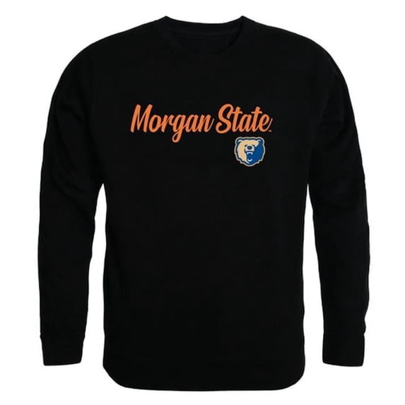 Morgan State University Mens Script Crewneck T-Shirt, Black - 2XL