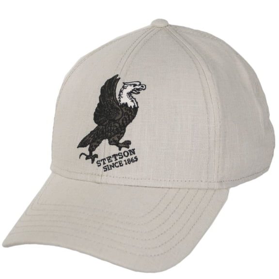 Morgan Strapback Baseball Cap - ADJUSTABLE - Natural