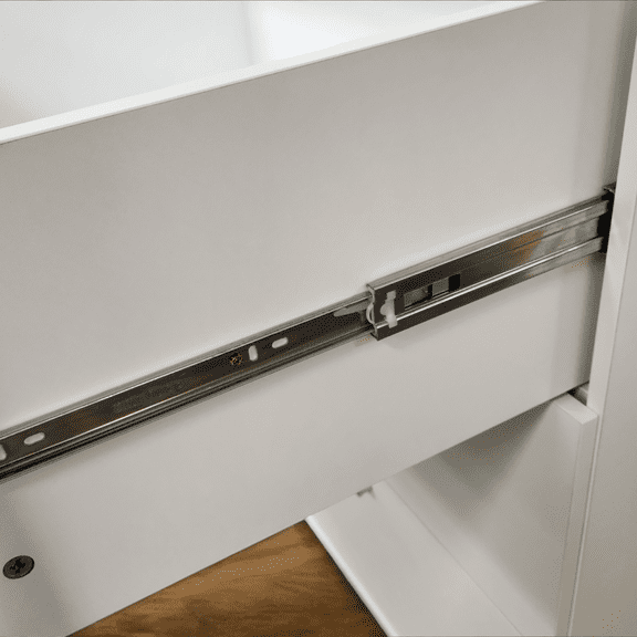 Morgan Three-Drawer Modular Jumbo Chest in White