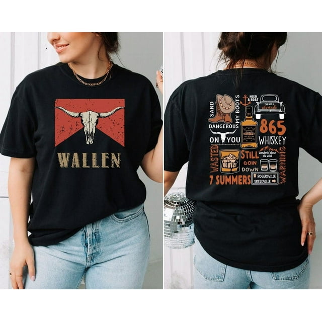 Tour 2024 Shirt, Wallen One Night At A Time Tour Tee, Country