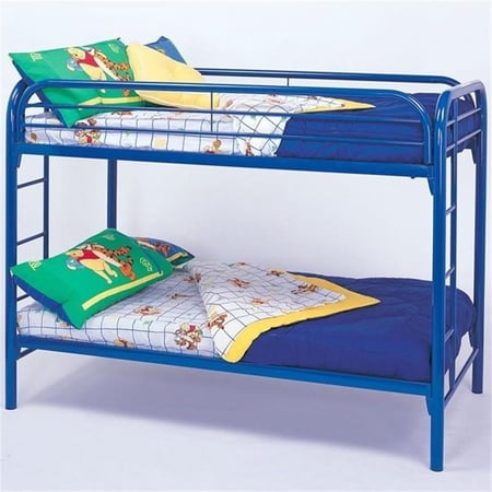 Morgan Twin Over Twin Bunk Bed Blue