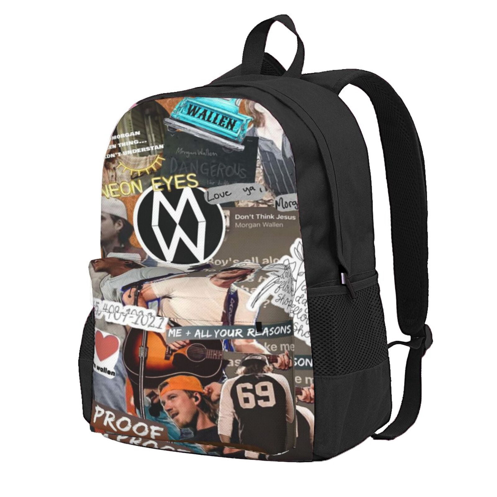 InterestPrint Custom Backpack - Personalized Bookbag For Women & Men, Waterproof Travel Daypack, Multiple Compartments