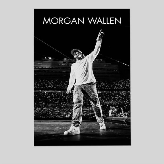 Morgan Wallen Concert Poster - Country Music Wall Art, Fan Gift Size 24''x36'' - Postora